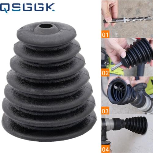 Electric Drill Dust Cover Lmpact Hammer Drill Dust Collector Dustproof Device Rubber Dust Collector Power Tool Accessories