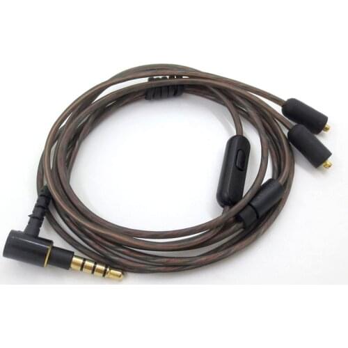 Silver Audio Cable Wire For SONY XBA-Z5 XBA-H3 H2 XBA-A3 A2 XBA-N3AP N1AP XBA-300AP HEADPHONES