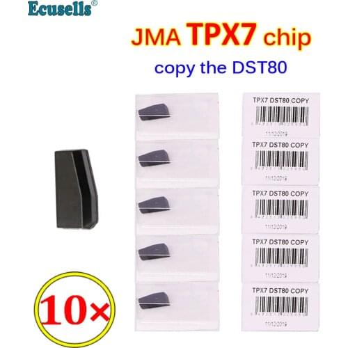 10pcs/lot JMA TPX7 Copy 4D DST80 Chip Support JMA TRS-5000 EVO Can Be Overwritten Multiple Times