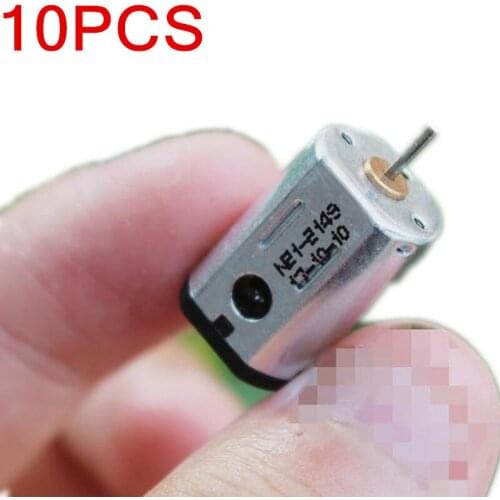 10PCS/LOT N21 RC motor N20 high speed carbon brush Small motor 3.7V toy diy Model accessories
