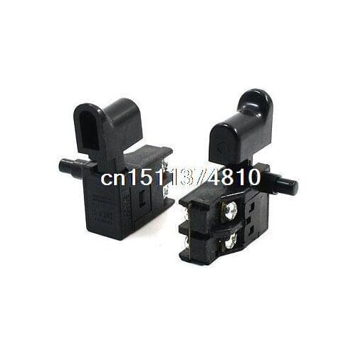 2 Pcs Manual Operation Locking DPST Trigger Switch for Makita 4100 Marble Cutter