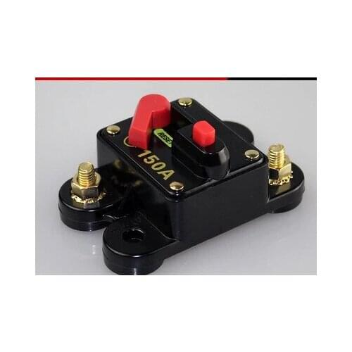 5PCS 50A 60A 80A 100A 125A 150A 200A 250A 300A optional Car Audio Inline Circuit Breaker Fuse for 12V Protection SKCB-01