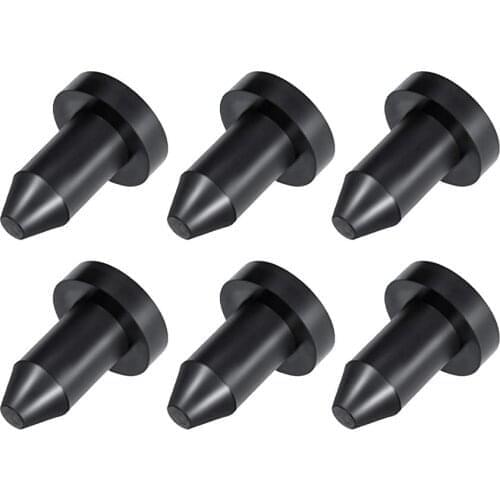 6Pcs/Set Scupper Plugs Rubber Kayak Marine Boat Scupper Stopper Waterproof Drain Holes Plugs Rafting Canoe Assault Boat