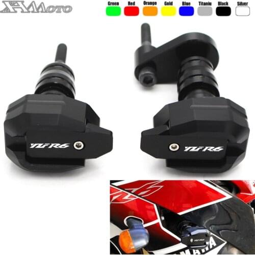 For YAMAHA YZF-R6 YZFR6 YZF R6 2006 2007 2008-2016 2015 falling protection frame slider fairing guard anti crash pad protector