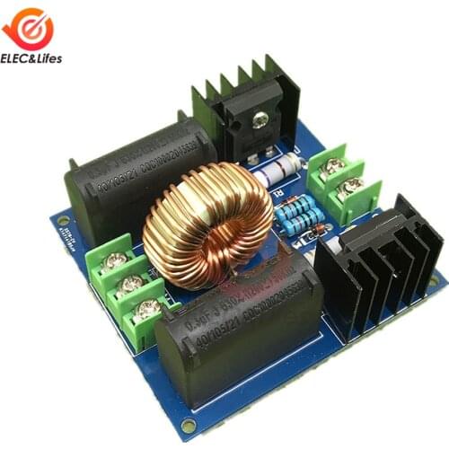 12V 200W ZVS Tesla Coil Driver Genrator Board High Voltage Discharge Flyback Generate Module Long Arc 10A + 30mm Large Heat Sink