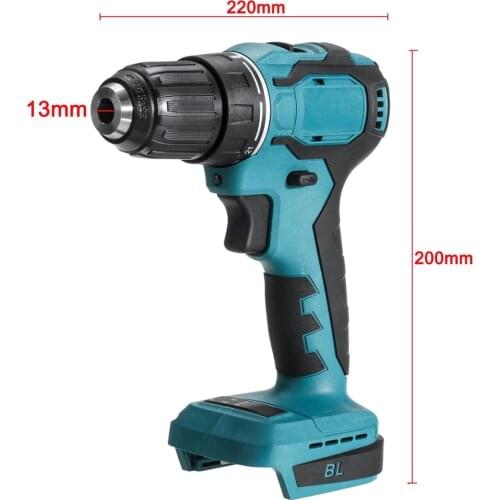 3 in 1 Brushless Electric Hammer Drill 25-90Nm Max Torque 13mm Electric Impact Drill For 18V Battery Adjustable-speed Power Tool