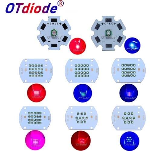 3W 30W 60W 450nm 660nm Plant Grow LED light Epileds Led Emitter Light 660nm deep red 450NM Royal Blue for indoor garden plant