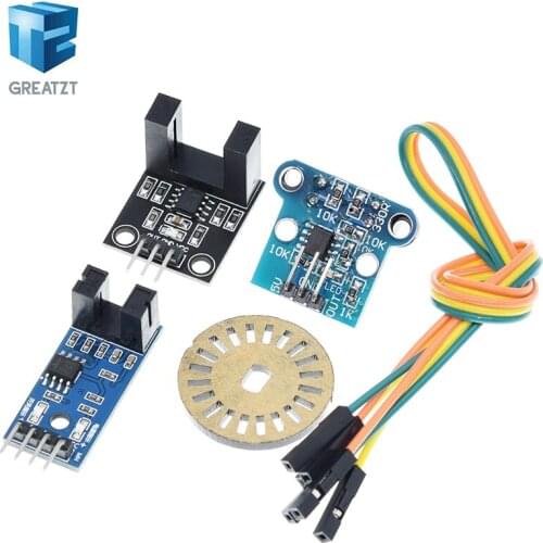 Photoelectric Beam Speed Sensor Module 3.3V-5V Slot-Type Optocoupler Tacho-Generator Counter For Arduino/51/AVR/PIC Diy Kit