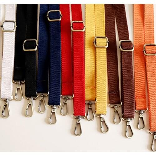 130cm Canvas Bag Strap Adjustable Bag Handles Replacement Belt Accessories Long Shoulder Strap Bag Accessories