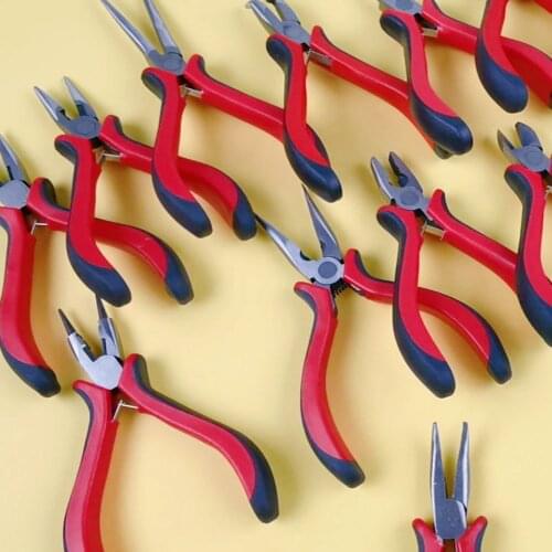 Pandahall 8pcs/sets Polishing Jewelry making Tools Equipments Carbon-Hardened Steel Multi Usage Pliers Beads DIY Making tools F5
