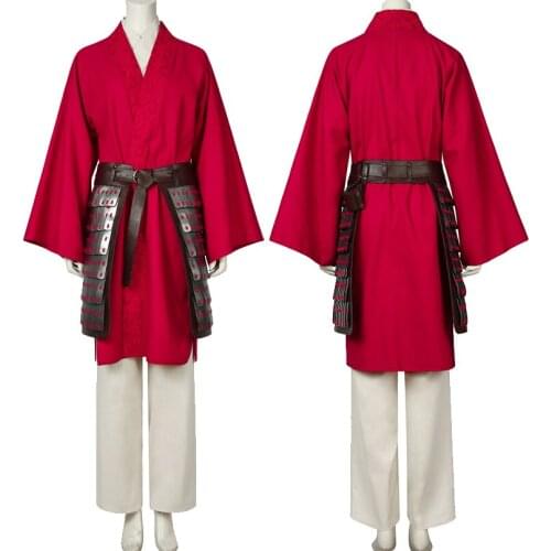 Adult Women Halloween Mulan 2020 Hua Mulan Masquerade Cosplay Costume Outfit Party Full Props Suit