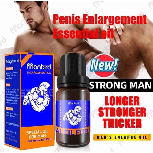 Penis Oil Male Adult Enlargement Oil Increase Man Vitality Big Dick Cock Growth Erection Enhance Massage Oils Health Care 3Pcs