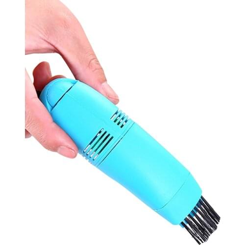 USB Mini Computer Keyboard Vacuum Cleaner Dust Cleaning Kit Handheld Keyboard Brush Device For PC Laptop Portable C1