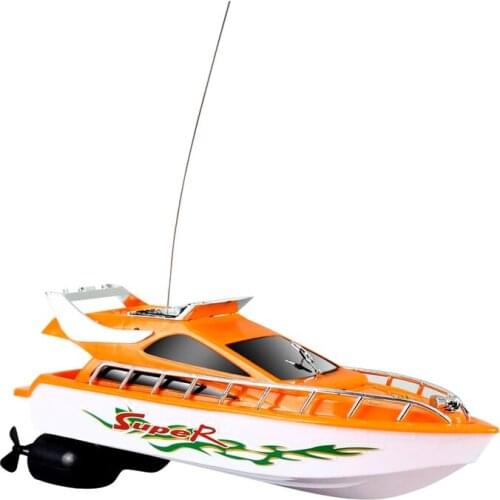 Mini RC Boats 5KM/H ABS Outdoor Electric Remote Control Speedboat Racing Toy Model for Kids Children Birthday Gift 2.4G 4 CH