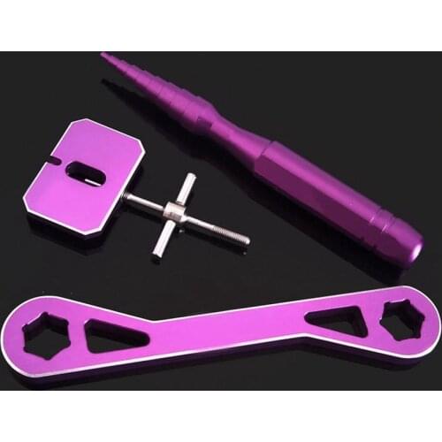 Repair Kit Baitcasting Fishing Reel Maintenance Tools Spool Locator Key Puller DIY Ball Bearing Remover Fishing Reel Spanner