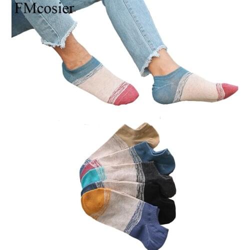 10 Pairs Summer Hot Mens Male Cotton No Show Ankle Socks Non-slip Slipper Invisible Low Cut Short Loafers Boat Socks for Men Sox