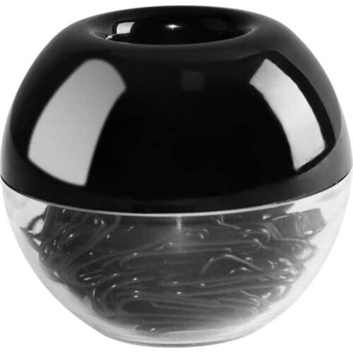 NEW-100 Pcs 28mm Round Magnetic Paper Clips Non Slip Smooth Surface