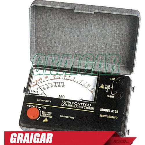 Brand New Kyoritsu 3165 Insulation Resistance Tester ANALOGUE DISPLAY