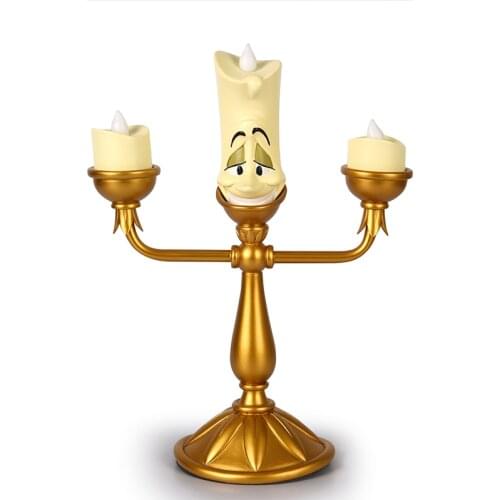 New style creativity Disneyland Beauty and the Beast Candle Lamp Home Decoration LED Light Children Bedroom Night Light AG2140