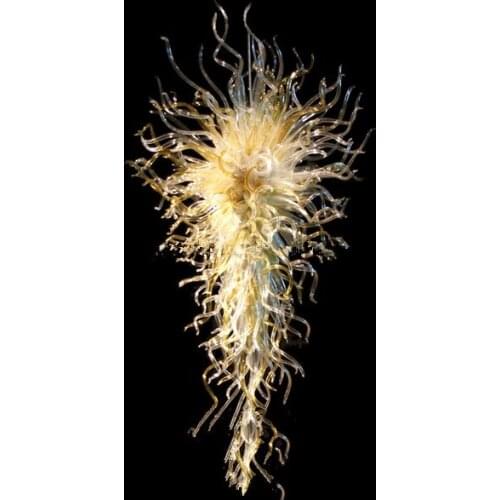 Wholesale Luxuriant Modern Type Hotel Decoration Glass Material Blown Glass Chandelier