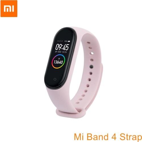 Xiaomi Original Strap Pink Limited Edition Color TPE Material for Xiaomi Mi Band 4 Smart Wristband