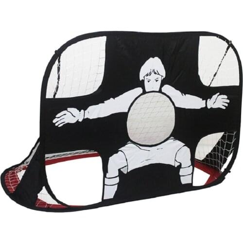 Portable Kids Football Goal Folding Foldable Soccer Goal Target Football Gate Kids Soccer Training Game Voetbal Futebol Ball Net