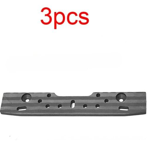 3PCS 95258 3mm Carbon Fiber Rear Brake Large Area 3.5 Degree Slide Parts Reinforcing Plate for RC Tamiya Mini 4WD Car Model DIY