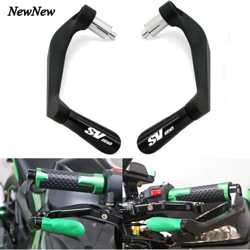 For SUZUKI SV650 SV650S SV650X SV 650 650X 650S 7/8" Motorcycle Handlebar Grips Handle Bar Brake Clutch Levers Guard Protector