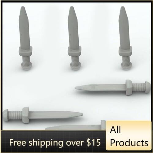 10PCS Assembles Particles 95673 Dagger Short Sword Building Blocks Bricks High-Tech Parts DIY Assembly Toy For Children Kid Gift