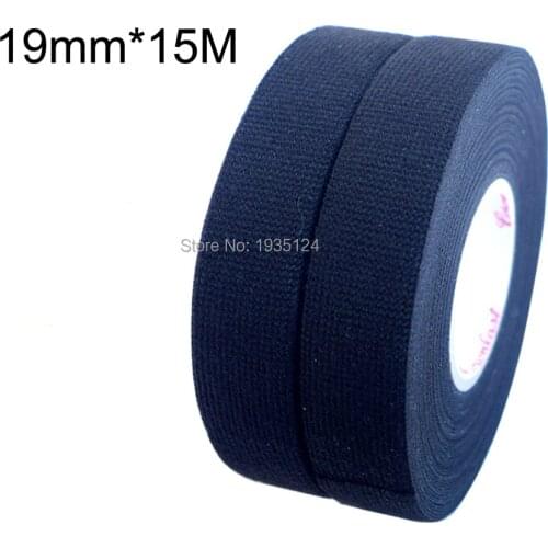 19mmx15m Universal Flannel fabric Cloth Tape automotive wiring harness flannelet glue high temperature tape