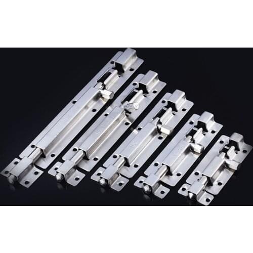 2-8 Inch Stainless Steel Bolt Door Bolt Cabinet Bolt Door Window Wood Door Bolt Wholesale Door Latch