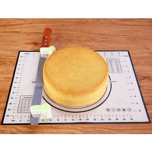 2pcs/lot 5 Layers Adjustable DIY Cake Slicer Bread Leveller Cutter Fixator Guide Cake Cutter Leveler Slicer Cutting Fixator