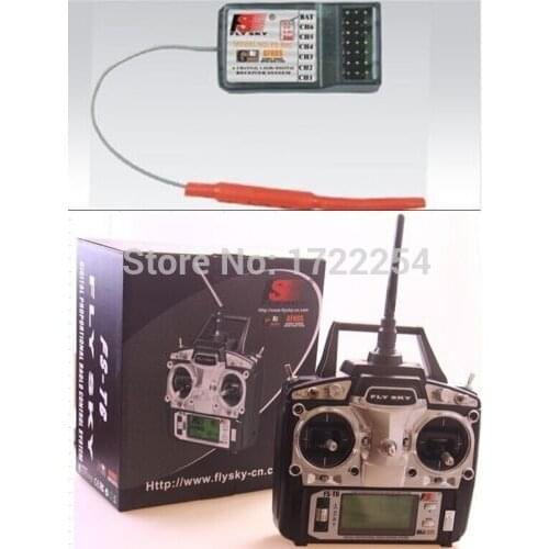 FREE SHIPPING Flysky FS-T6 2.4GHz 6-CH Radio RC System Left/Right Transmitter+ Receiver for RC