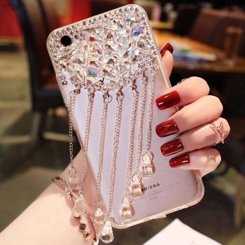 Diamond Case for Huawei Honor 30 10i 20 9 10 Lite Pro P Smart 2019 Z 8X 9X 8A 8C 7A Pro Nova 5T 7 Glass Stone Cover Capa