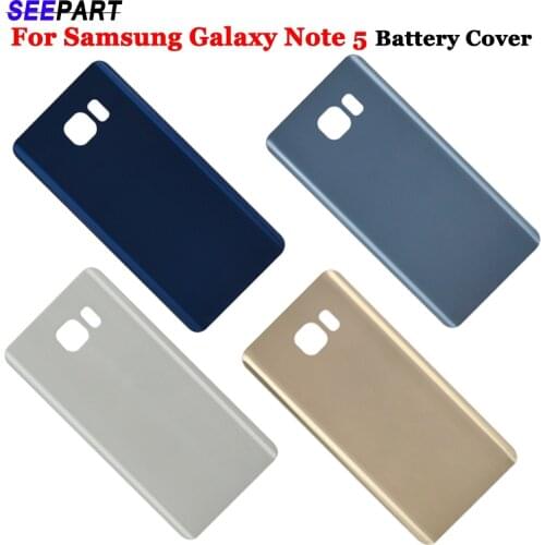 Suitable for Samsung Galaxy NOTE 5 N920 N920F mobile phone back cover case Original Note 5 back cover case Battery back cover