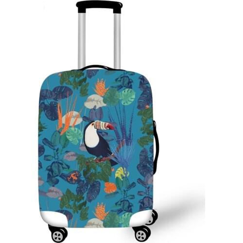 Elastic Luggage Protective Cover Case For Suitcase Protective Cover Trolley Cases Covers 3D Travel Accessories Parro Pattern 100