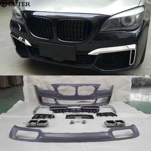 F02 M760 PP Car body kit front bumper Rear bumper side skirts For BMW F02 7 series 740 745 760 09-15