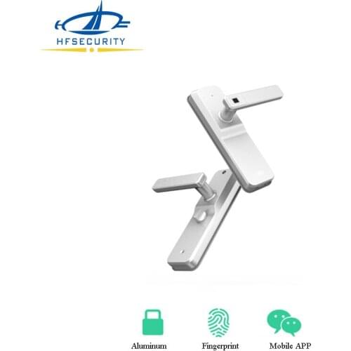 [HFSECURITY LOCKS]Mobile APP Wireless Smart Phone Fingerprint Door Lock for Wooden Doors Electric Keyless Locks