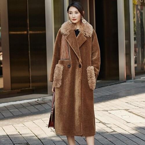Fashion Super Quality 100% Real Wool Female Jacket Autumn Winter Coats and Jackets Women 2020 Womens Clothing Casacos Zjt1526