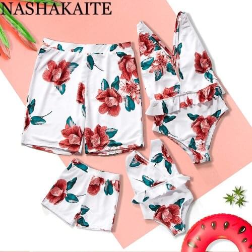 NASHAKAITE Matching Swimwear For Mom And Daughter