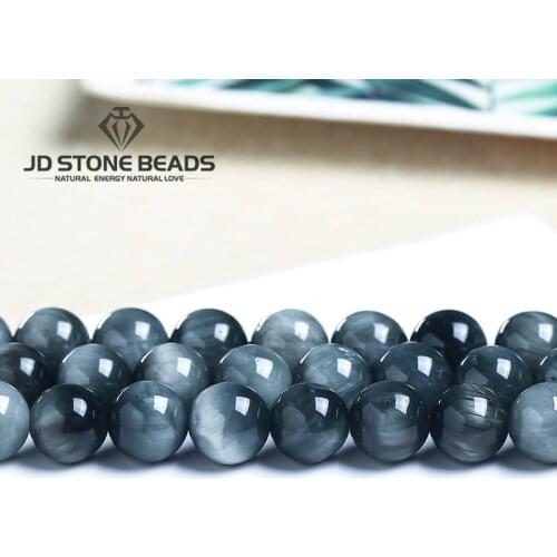 Eagle Eye Stone 6 8 10mm Natural High quality GemStone DIY Beads For Jewelry Making Accessory Fashion Man Jewelry