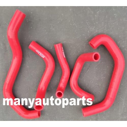Fit FOR SUZUKI GSF 400 BANDIT 1989-1998 Silicone Radiator Coolant Hose 1990 1991 1992 1993 1994 1995 1996 1997 RED