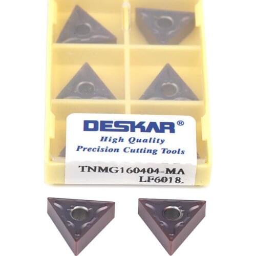 TNMG160404 TNMG160408 HS MQ JMS HA MA MS LF6018 Original Carbide Blades CNC Lathe External Turning Tools Stainless Steel Tools