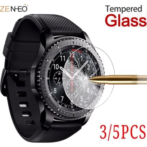 For Samsung Galaxy Watch 46mm 42mm Explosion-Proof Tempered Glass Protective Films for Gear S3 Classic Frontier Screen protector