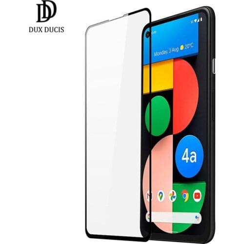 For Google Pixel 4A 5G Tempered Glass Clear Sensitive Full Coverage Anti-Fingerprint Glass Film for Pixel 5 Pixel 4A Dux Ducis