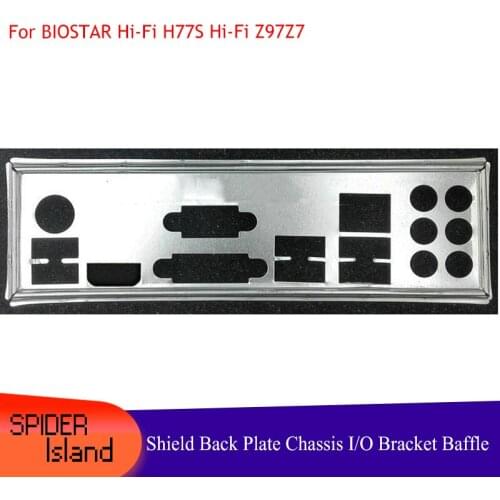 I/O Shield Back Plate Chassis Bracket of Motherboard for BIOSTAR z77xe3 TZ77B TZ77A Baffle Backplane