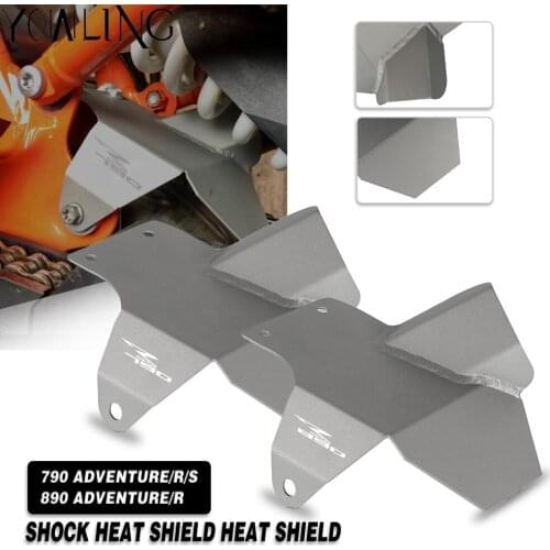 Exhaust pipe protection cover Shock heat shield Heat dhield For 790 890 ADVENTURE 790 ADV R/S 2018-2021 890 Adventure 2020 2021