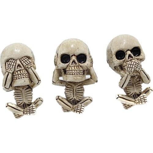 Skeleton Head Car Air Vent Clips Car Outlet Perfume Clips Freshener Decor