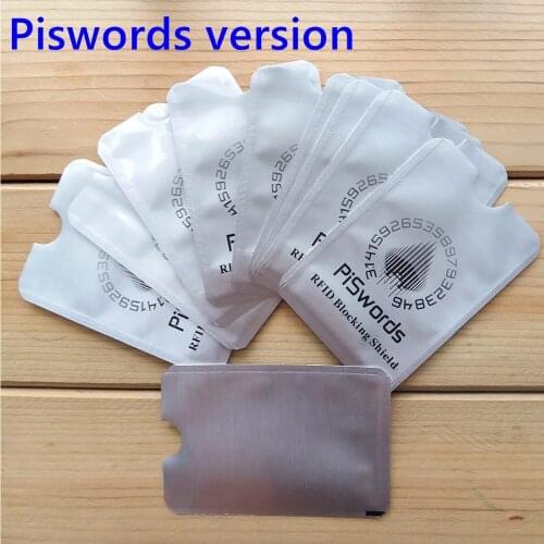 10pcs NFC RFID protection Blocking Sleeve anti scan for Credit Card Secure Identity ATM Protect IC Card Protector Holder Blocker