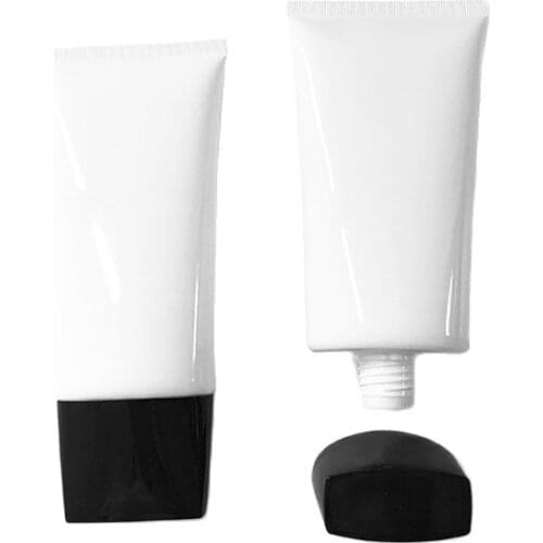 150ml Travel Makeup Squeeze Sub-bottling Empty White Soft Tube Refillable Packaging Containers Beauty Cream Hose 30pcs/lot